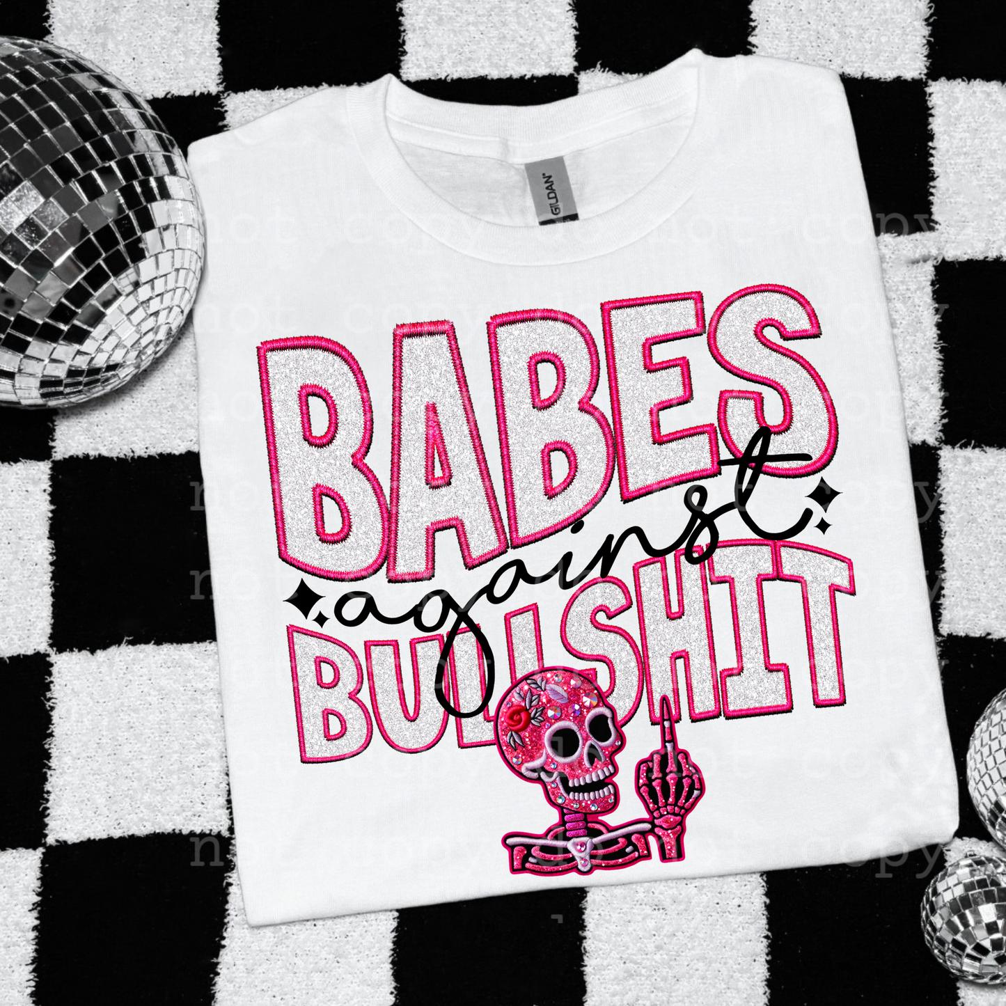 Babes against bullshit (blue)