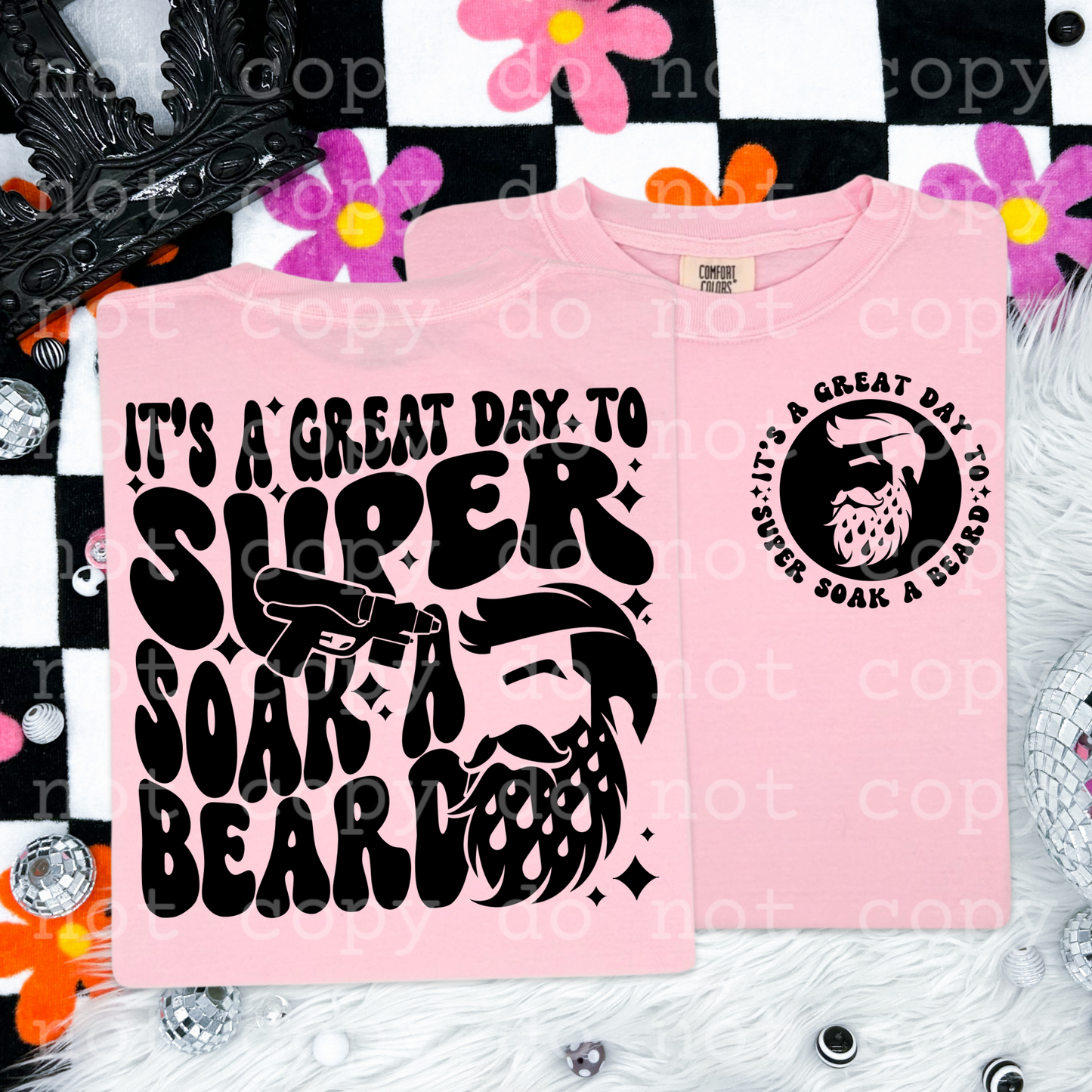 It's a great day to super soak a beard