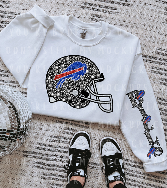Rhinestone Helmet