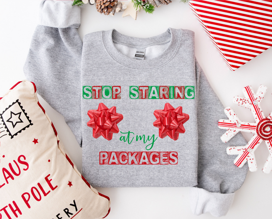 Stop starring at my packages