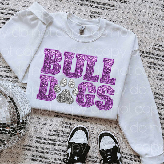 Bulldogs Glitter (Purple)
