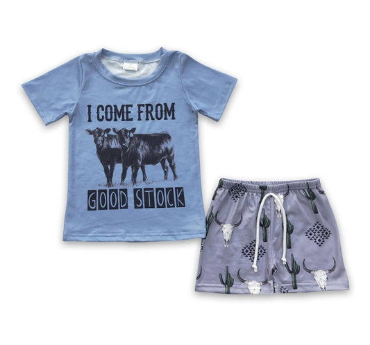 I come from a good stock