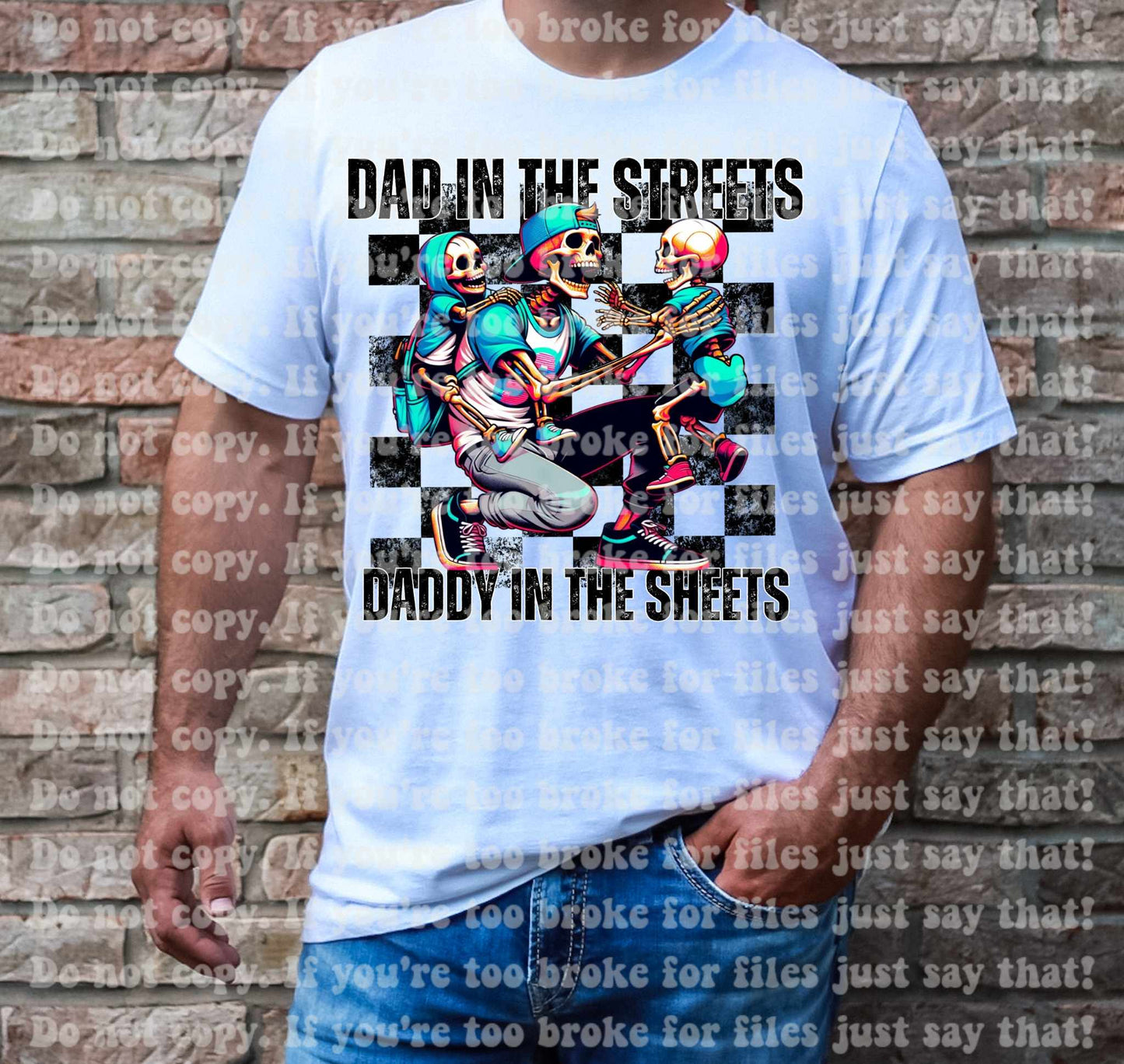 Dad in the streets