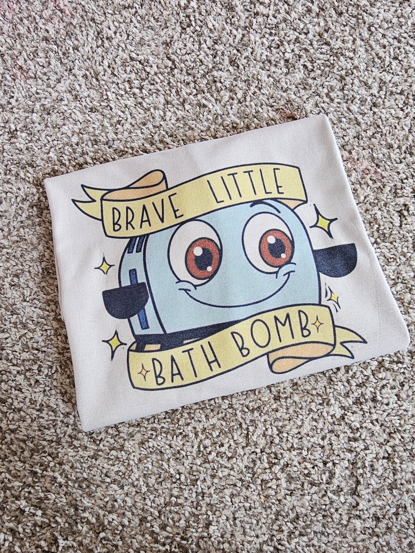Brave little bath bomb
