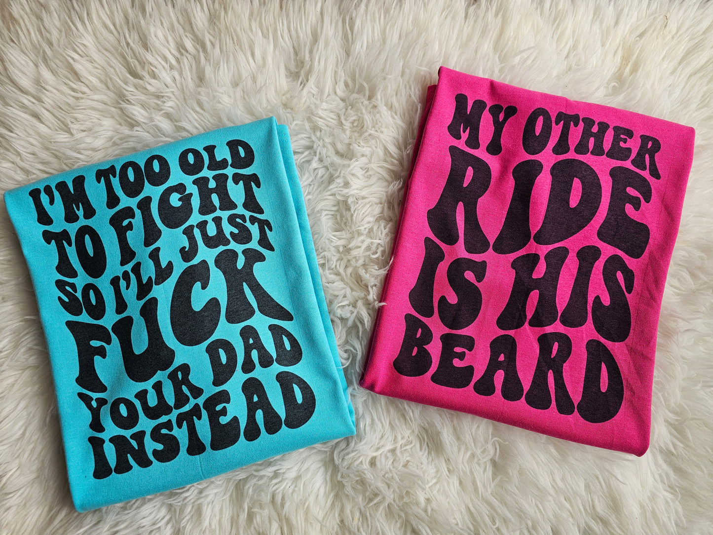 My other ride is his beard