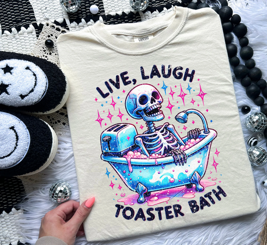 Live, Laugh toaster bath