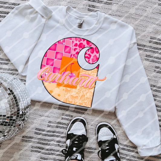 Pink & Orange C-hartt