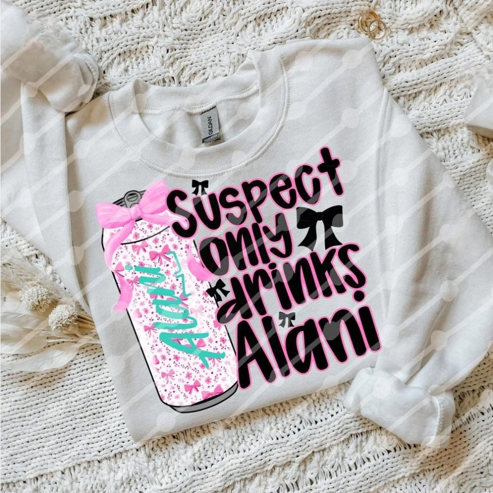 Suspect only drinks