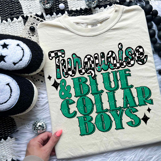 Turquoise & Blue Collar